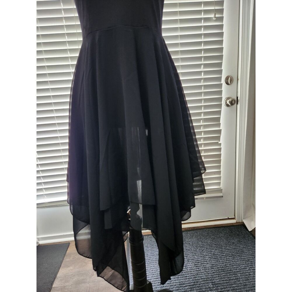 Iefiel Black High-Low Dress – Size M - Picture 5 of 6